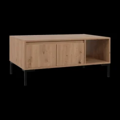 Ygo Salontafel MARE Artisan eik/zwart| Salontafels & Bijzettafels
