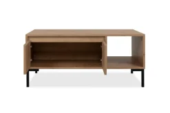 Ygo Salontafel MARE Artisan eik/zwart| Salontafels & Bijzettafels