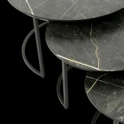 Ygo Salontafel MAXTON 3Del. Marble Bromo| Salontafels & Bijzettafels