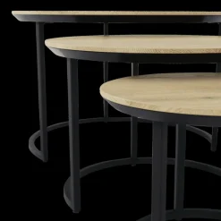 Ygo Salontafel MAXTON 3Del. Natur| Salontafels & Bijzettafels