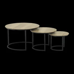 Ygo Salontafel MAXTON 3Del. Natur| Salontafels & Bijzettafels