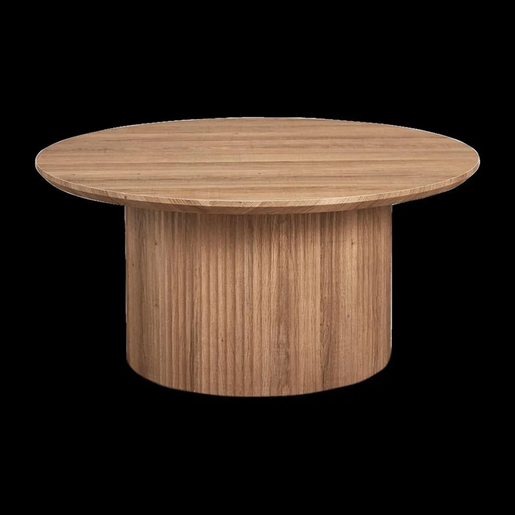 Ygo Salontafel PORTO Decor Oude Eik Ø80| Salontafels & Bijzettafels