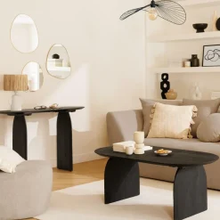 Ygo Salontafel POSTURE Mango Zwart| Salontafels & Bijzettafels