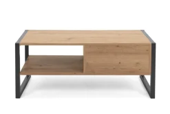 Ygo Salontafel ROCKY 100x55 Artisan Eik/Anthraciet| Salontafels & Bijzettafels