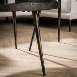 Ygo Salontafel RONDINO Metallic Ø76/58| Salontafels & Bijzettafels