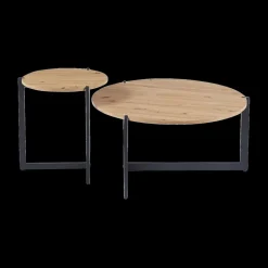Ygo Salontafel ROWAN S/2 Oude Eik| Salontafels & Bijzettafels