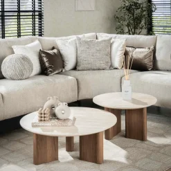 Ygo Salontafel S/2 AUDE Ø76/Ø58| Salontafels & Bijzettafels