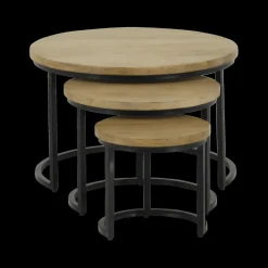 Ygo Salontafel S/3 BECCA Rond Mango| Salontafels & Bijzettafels