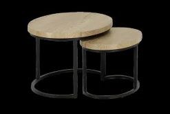 Ygo Salontafel Set van 2 CREEK Natur| Salontafels & Bijzettafels