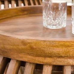 Ygo Salontafel Set van 2 LOUA Mango| Salontafels & Bijzettafels