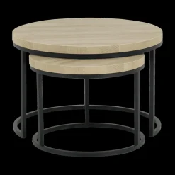 Ygo Salontafel Set van 2 SIGNA French Oak| Salontafels & Bijzettafels