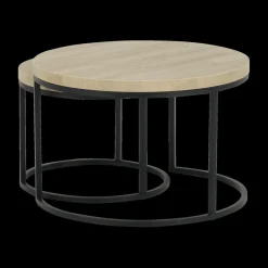 Ygo Salontafel Set van 2 SIGNA French Oak| Salontafels & Bijzettafels