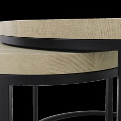Ygo Salontafel Set van 2 SIGNA French Oak| Salontafels & Bijzettafels