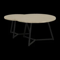 Ygo Salontafel Set van 2 ZYAN Misty Oak| Salontafels & Bijzettafels