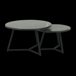 Ygo Salontafel Set van 2 ZYAN Marble Bromo| Salontafels & Bijzettafels