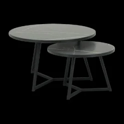 Ygo Salontafel Set van 2 ZYAN Marble Bromo| Salontafels & Bijzettafels