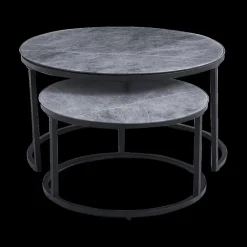 Ygo Salontafel set VINNIE Grijs| Salontafels & Bijzettafels