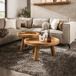 Ygo Salontafel VAIANA S/2 Massief Mango| Salontafels & Bijzettafels