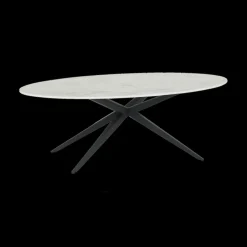 Ygo Salontafel VERMEER Keramiek Grijs 130x65| Salontafels & Bijzettafels