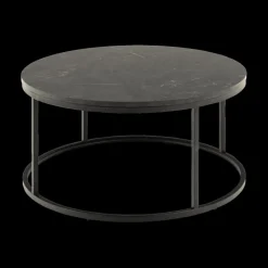 Ygo Salontafel VICARI Melamine Marmer Zwart| Salontafels & Bijzettafels