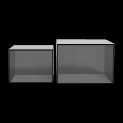 Ygo Salontafelset LIVA Glass Smoked| Salontafels & Bijzettafels