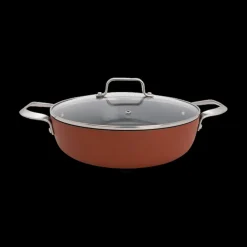 Ygo Sauseerpan CERAPRO Ø28 M/Deksel Terracotta| Potten & Pannen