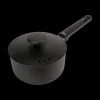 Ygo Sauspan FULL BLACK Alu Zwart M/Deksel| Potten & Pannen