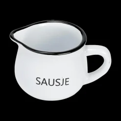 Ygo Sauspotje SAUSJE Wit/Zwart| Glazen|Tafelaccessoires