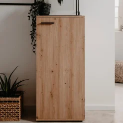 Ygo Schoenenkast EMILIO Artisan Eik B50| Schoenkasten & Rekken