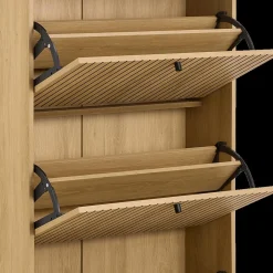 Ygo Schoenenkast FIEBE 3L Decor Eik B72| Schoenkasten & Rekken