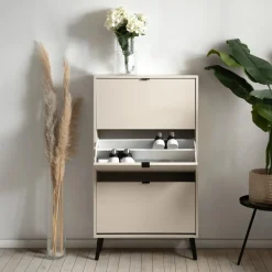 Ygo Schoenenkast MADDIE Cappuccino B70| Schoenkasten & Rekken