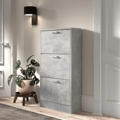 Ygo Schoenenkast MAUI 3L Beton| Schoenkasten & Rekken