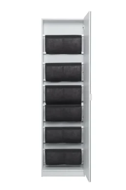 Ygo Schoenenkast RAPHAEL 1D/Sp, B50-H180, Wit| Schoenkasten & Rekken