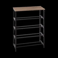 Ygo Schoenenrek ALYA Hout/Metaal| Schoenkasten & Rekken
