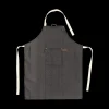 Ygo Schort HOLMS Stripe Zwart| Keukenlinnen