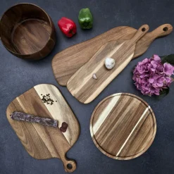 Ygo Serveerplank ACARA Acacia Bruin XL| Tafelaccessoires|Servies