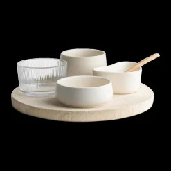 Ygo Serveerset SALVAZO Rond 6Del. Wit| Servies|Tafelaccessoires