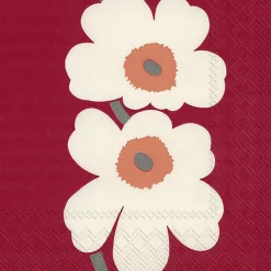 Ygo Servet ANNIVER Rood| Tafellinnen & -Textiel