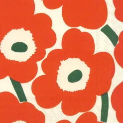 Ygo Servet UNIKKO S/20 Oranje/Groen| Tafellinnen & -Textiel