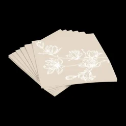 Ygo Serviet CERISIER S/20 Beige/Wit| Tafellinnen & -Textiel