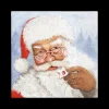 Ygo Serviet SANTA S/20 Wit/Blauw/Rood| Kerst