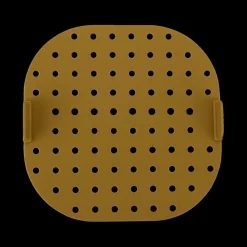 Ygo Silicone Bakmat Airfryer AIRY Vierkant Oker| Kookaccessoires|Bakaccessoires