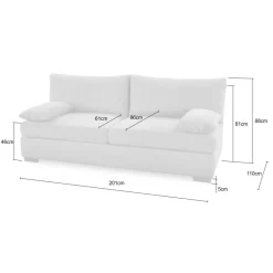 Ygo Slaapbank MORLEY B202 Beige| Slaapbanken|Slaapbanken