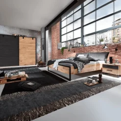 Ygo Slaapkamer KICK: Kleerkast 250cm + Bed 180x200 + 2x Nachttafels| Slaapkamers