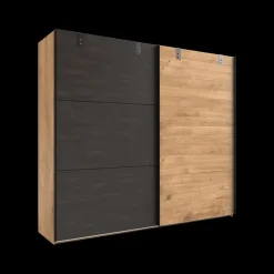 Ygo Slaapkamer KICK: Kleerkast 250cm + Bed 160x200 + 2x Nachttafels| Slaapkamers