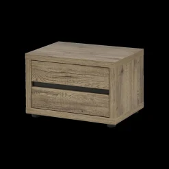 Ygo Slaapkamer LAFON: Kleerkast 245cm + Bed 180x200 + Commode + 2x Nachttafels| Slaapkamers