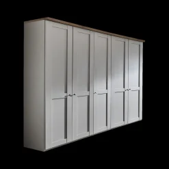 Ygo Slaapkamer NAVAN: Kleerkast 250cm met Lijst + Bed 160x200 + 2x Nachttafels| Slaapkamers