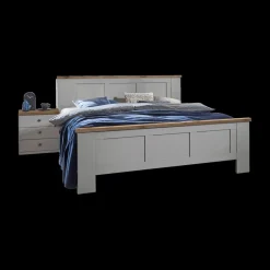 Ygo Slaapkamer NAVAN: Kleerkast 250cm met Lijst + Bed 160x200 + 2x Nachttafels| Slaapkamers