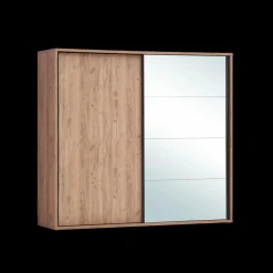 Ygo Slaapkamer ZELDA: Kleerkast 240cm + Bed 140x200 + Commode + 2x Nachttafel B58| Slaapkamers