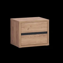 Ygo Slaapkamer ZELDA: Kleerkast 240cm + Bed 140x200 + Commode + 2x Nachttafel B58| Slaapkamers